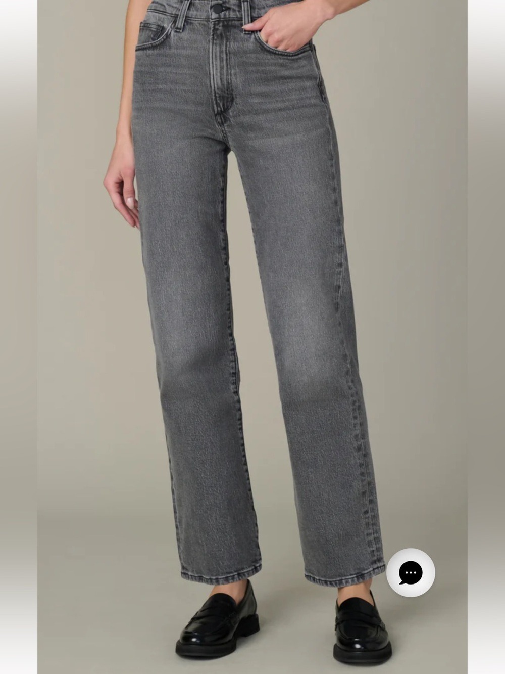 Joe’s Vintage Style Straight Boot Cut Jeans Black Washed Size 29 - Picture 3 of 12